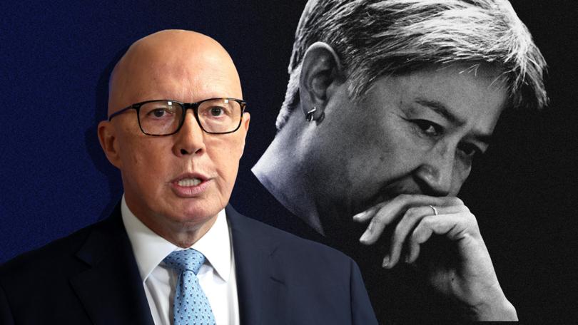 Peter Dutton has claimed Labor frontbencher Penny Wong ‘let the cat out of the bag’ on the party’s ‘secret plan’ to dig up the rejected Voice to Parliament.