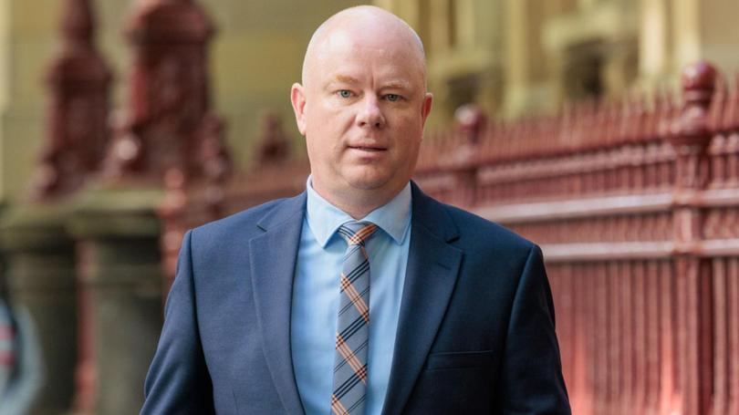 Mr Patterson stopped the hearing at one point and asked for tissues. Picture. NewsWire/Nadir Kinani