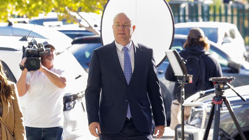 Mr Patterson is the first witness in the trial. Picture: NewsWire/Ian Currie