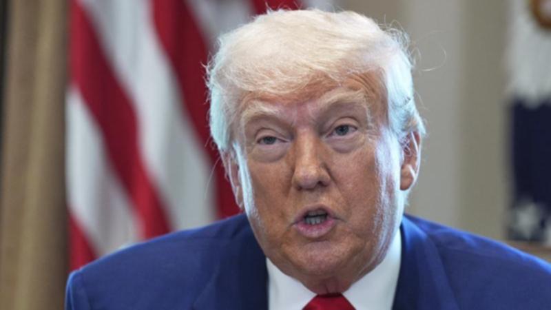 US President Donald Trump has blamed former President Joe Biden for GDP going down.