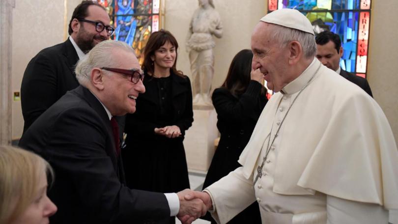 Aldeas - A New Story will feature a conversation between Martin Scorsese and Pope Francis. (AP PHOTO)