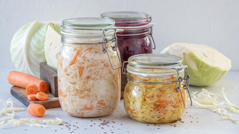 Sauerkraut is a fermented food that contains the right kind of bacteria.
