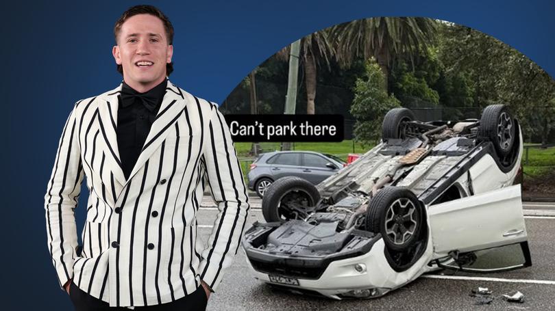 Cooper Johns was involved in a car crash on Wednesday.