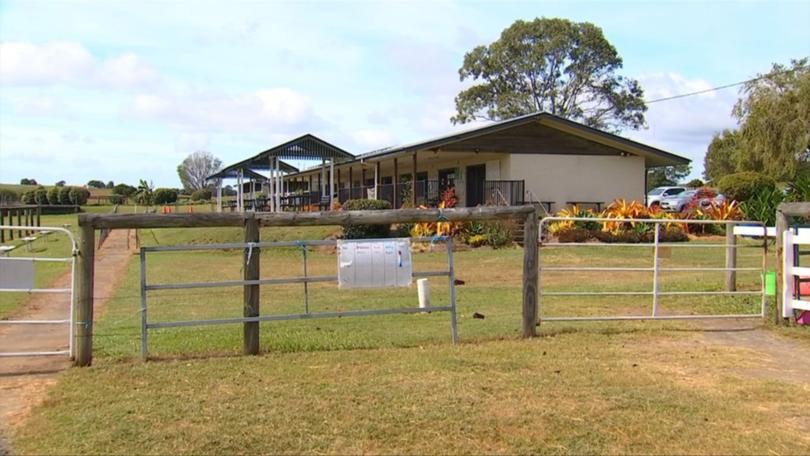 The Hervey Bay property where therapy horses were chased and traumatised by wild dogs.