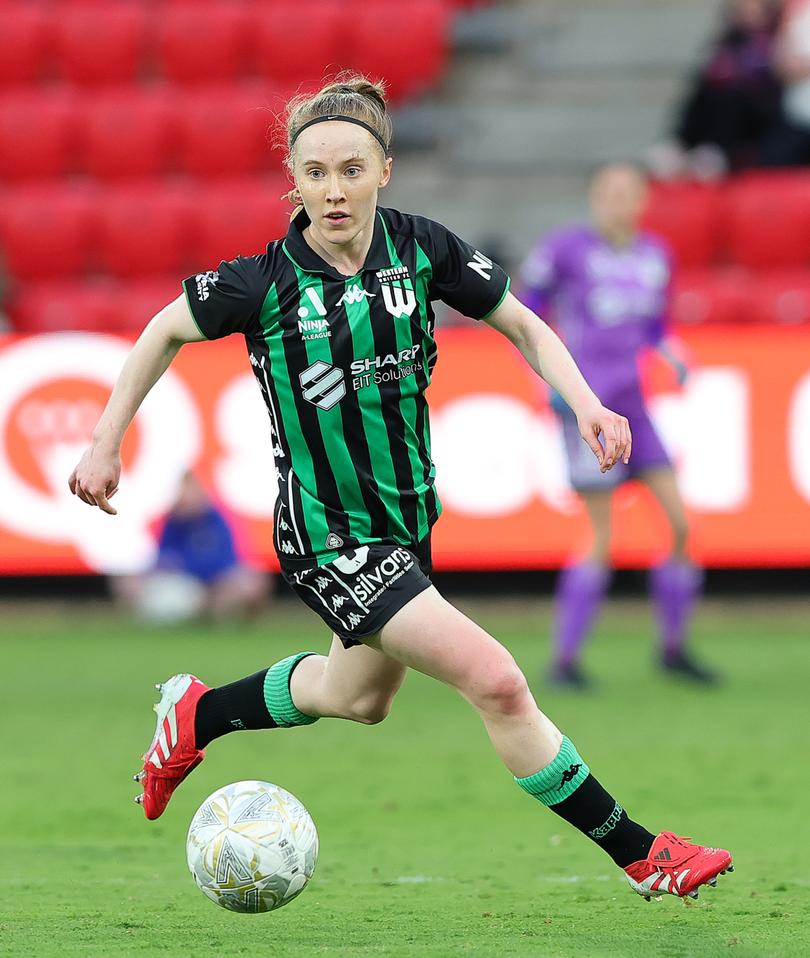 Sasha Grove of Western United during the A-League Women's Elimination Final match against Adelaide United.