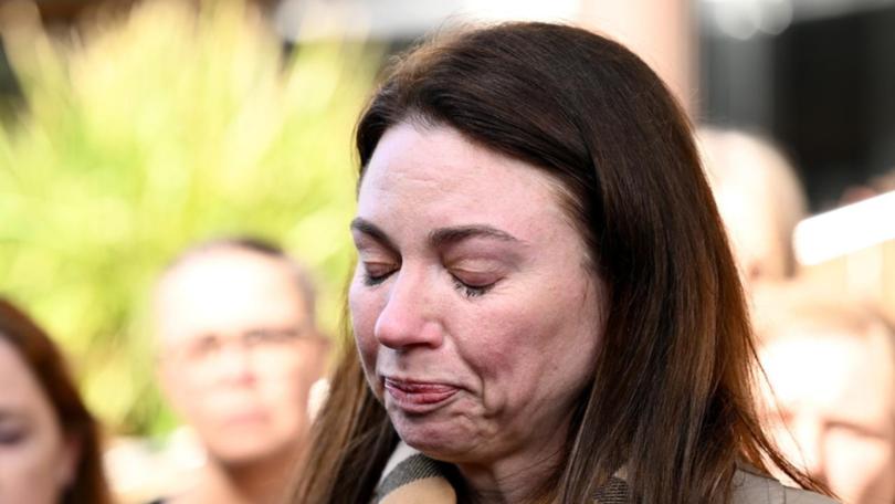 Tabitha Acret said what the court thought her daughter's life was worth disgusted her family. (Dan Himbrechts/AAP PHOTOS)