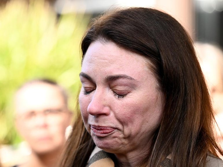 Tabitha Acret said what the court thought her daughter's life was worth disgusted her family. (Dan Himbrechts/AAP PHOTOS)