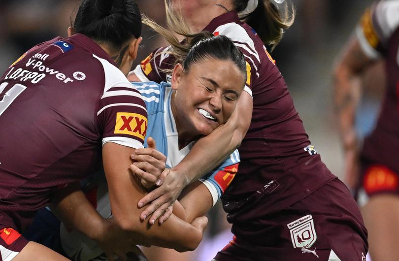 Keeley Davis told the NRL while she felt an eye gouge, she was content for the matter to be dropped.
