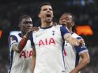 Dominic Solanke (C) scored Spurs third goal in their 3-1 Europa League win over Bodo/Glimt. (AP PHOTO)