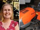 Frances Crawford was found dead, with her husband saying a ride-on mower had fallen on her. 