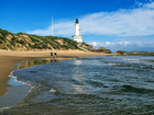 A helicopter has reportedly crashed in waters off Point Lonsdale in Victoria.