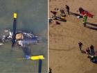 Emergency services are at the scene of a helicopter crash on the Point Lonsdale coastline.