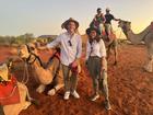 Charlie Albone and Clarissa Feildel visit Uluru