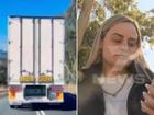 A brave Adelaide mother has stopped a lost truck driver as he nearly wipes out several cars on a Adelaide hills road.