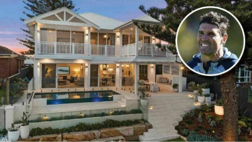 Trent Barrett (inset) listed the home in 2023.