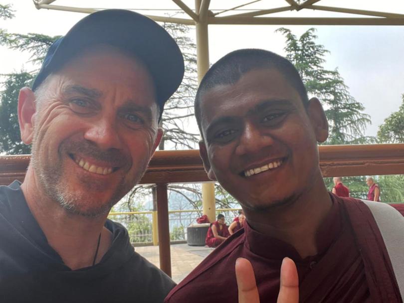 Dharamveer, a young monk I met at the Temple.