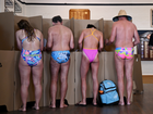 Voters at the Bondi Surf Bathers Life Saving Club polling booth.