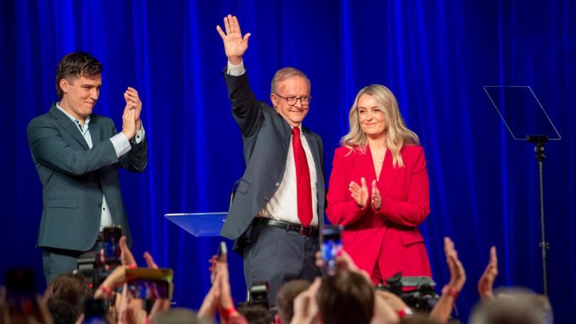 Prime Minister Anthony Albanese claims victory in the Federal election.