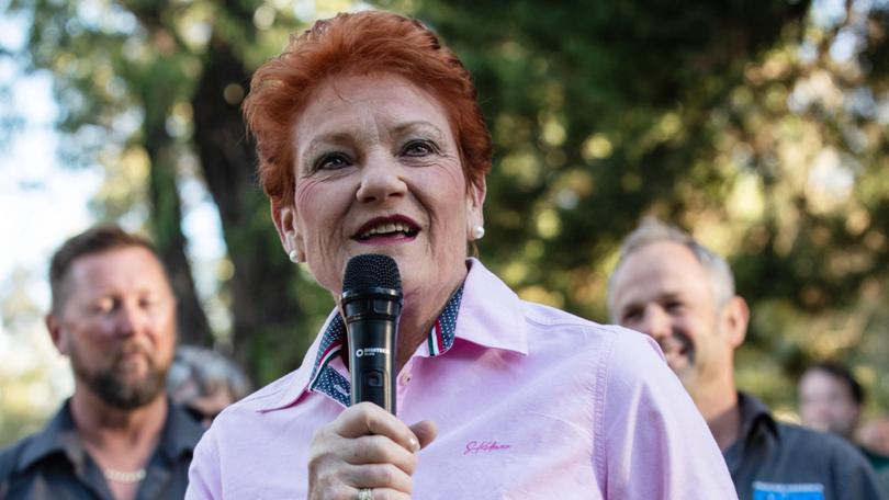 Pauline Hanson appears to be back — again.