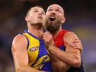 Melbourne captain Max Gawn tore West Coast to shreds.