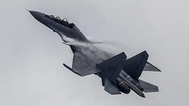 Ukraine claims it has shot down a Russian Su-30 fighter jet using a seaborne drone.