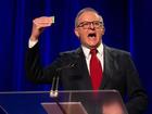 Brandishing a now-familiar Medicare card, Anthony Albanese says he will be straight back to work.