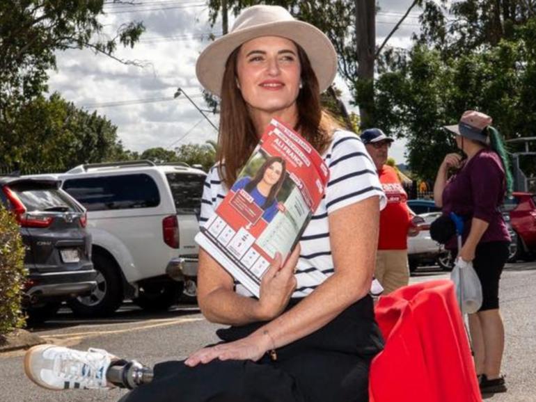 Ali France, the woman who unseated the leader of the opposition to take out the seat of Dickson in Queensland.