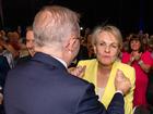 Ms Plibersek and Mr Albanese at his campaign launch party.