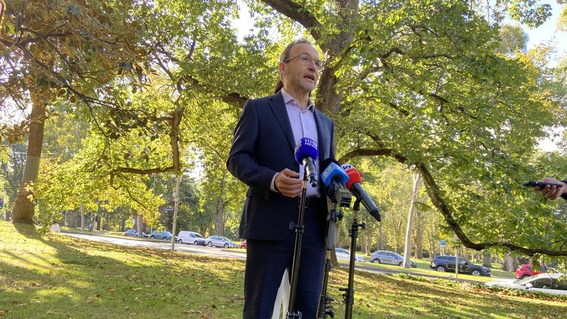 Greens leader Adam Bandt says his scrutineers remain confident despite trailing in the vote count.