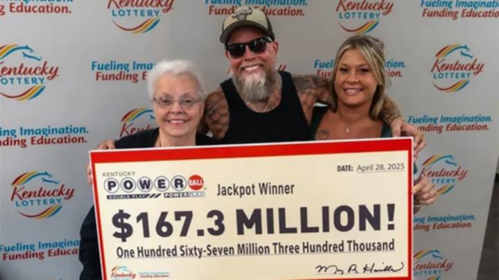 A couple who won a massive Powerball jackpot have been arrested.