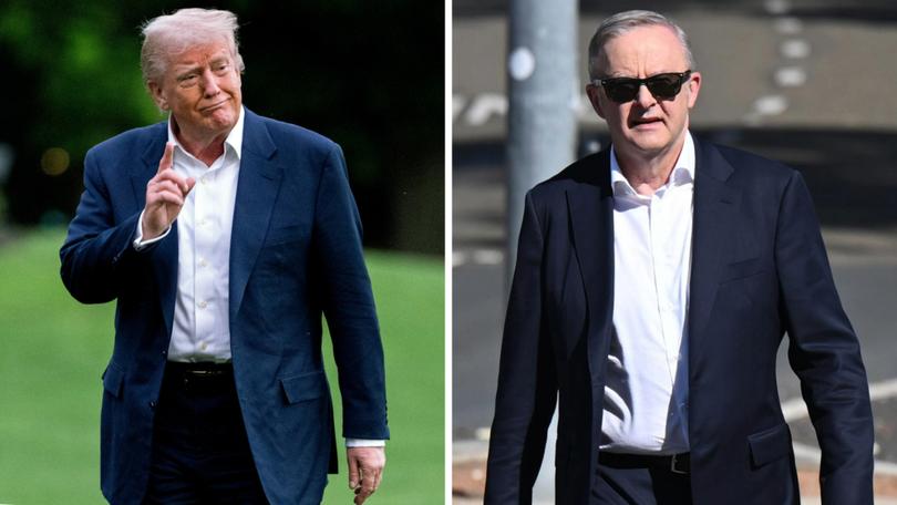 Donal Trump and Anthony Albanese.