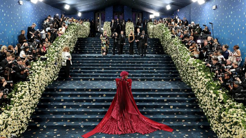 Teyana Taylor attends the 2025 Met Gala Celebrating "Superfine: Tailoring Black Style" at Metropolitan Museum of Art.
