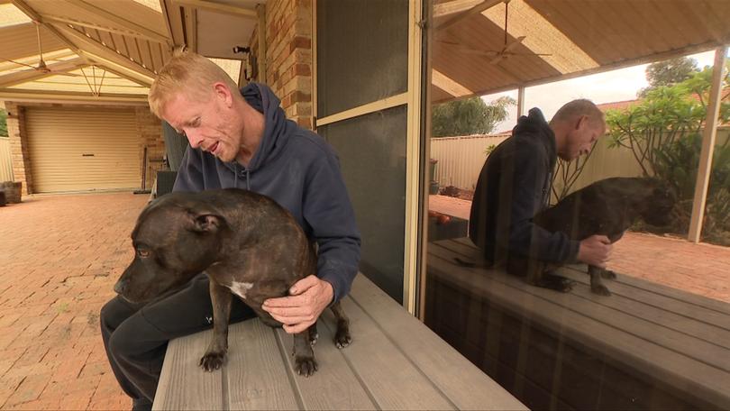 Perth man Craig Middleton was attacked by a dog.
