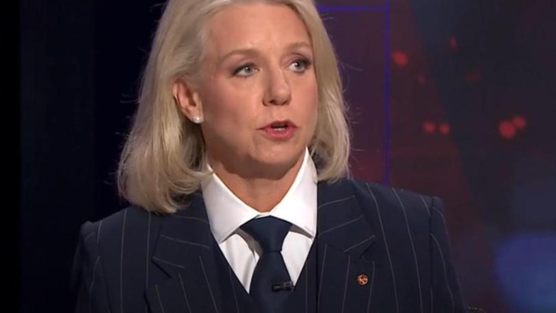 Nationals senator Bridget McKenzie appeared on the show, arguing policies benefited both women and men.