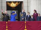 King Charles and other members of the royal family have waved to crowds from the palace balcony. (AP PHOTO)