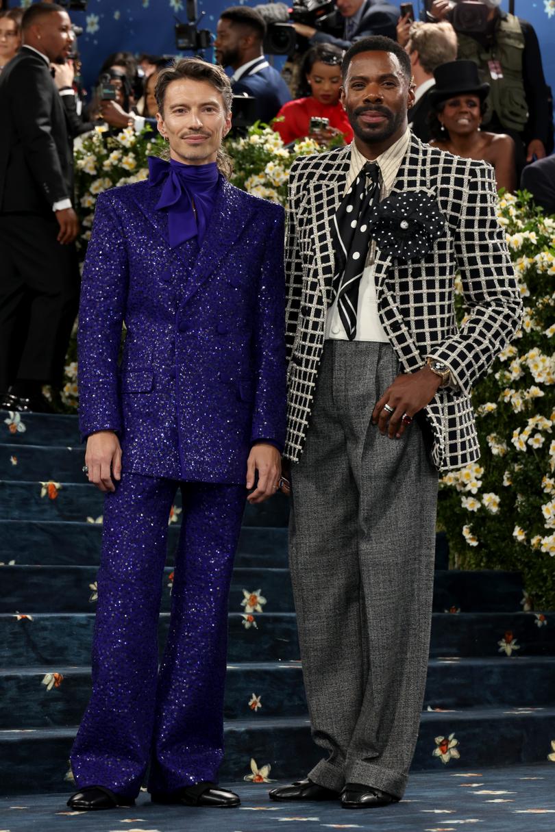 NEW YORK, NEW YORK - MAY 05: (L-R) Raúl Domingo and Colman Domingo attend the 2025 Met Gala Celebrating "Superfine: Tailoring Black Style" at Metropolitan Museum of Art on May 05, 2025 in New York City. (Photo by John Shearer/WireImage)