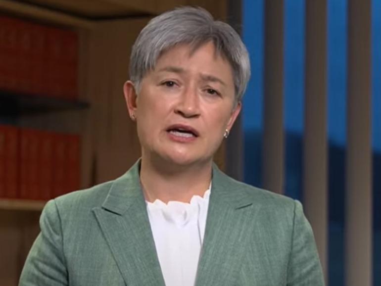 Penny Wong compared Mr Bandt to Peter Dutton on morning television.