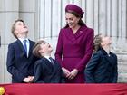 The royal family's most recent outing at the VE Day parade.