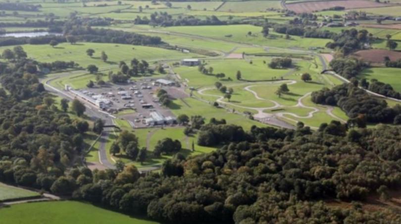 The Oulton Park circuit in Warrington.