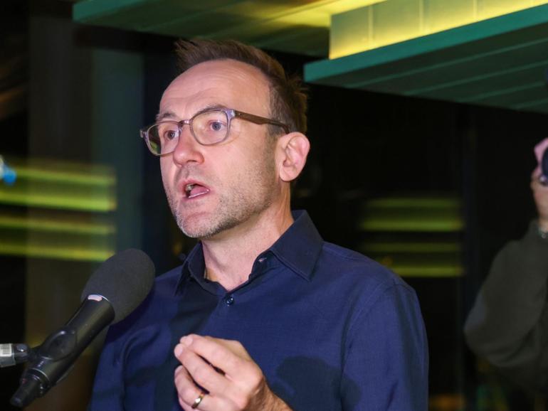 Greens leader Adam Bandt has fallen behind his Labor challenger in the vote count. NewsWire / Ian Currie