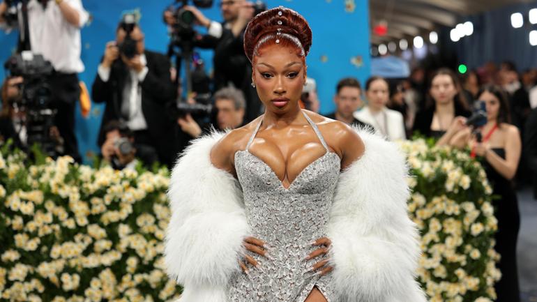 Megan Thee Stallion at the Met Gala 2025.
