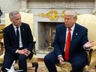 Canadian Prime Minister Mark Carney and US President Donald Trump in the Oval Office at the White House May 6, 2025.