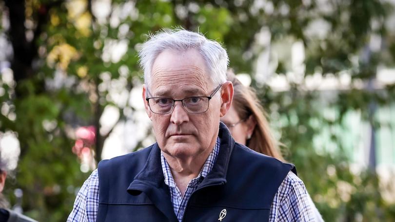 Ian Wilkinson returned to court on Wednesday to watch the proceeding. Picture: NewsWire/Ian Currie