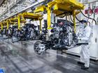 Employees at the third auto plant of Dongfeng Honda Automobile in Wuhan, China. 