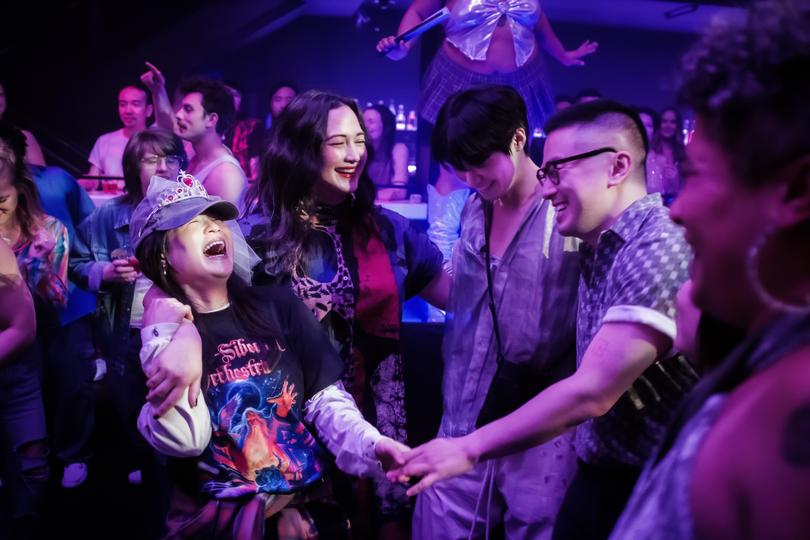 The 2025 remake of The Wedding Banquet is in cinemas on May 8.