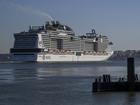 The ship returned to the dock on Monday, with five police officers waiting at the dock to take the suspect into custody.