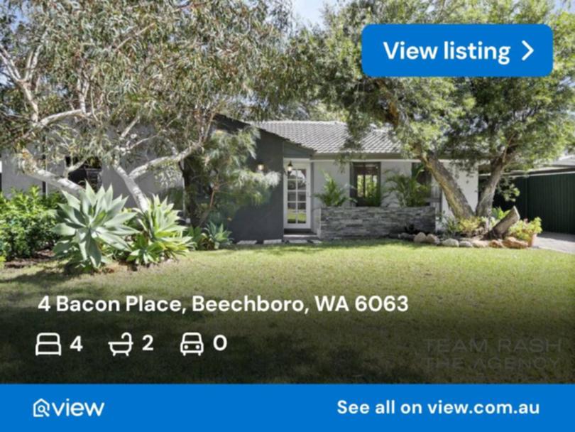 4 Bacon Place, Beechboro, WA 6063.