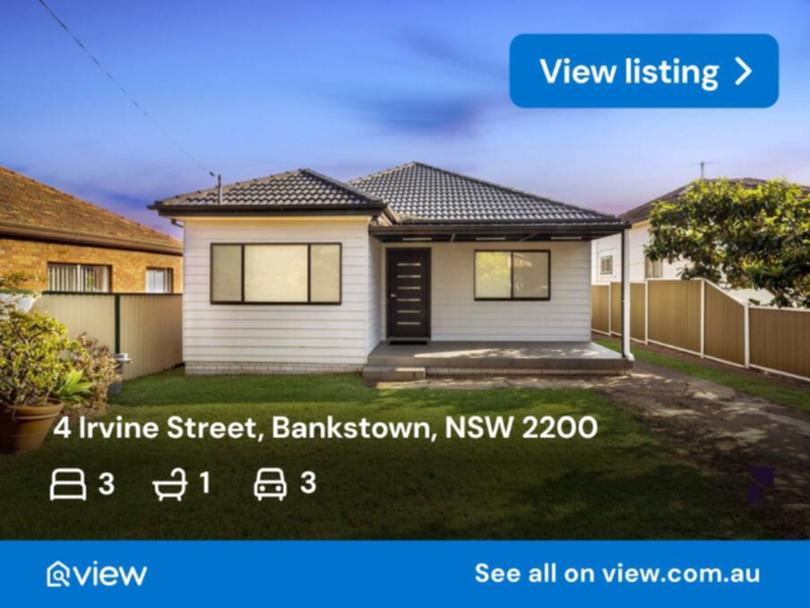 4 Irvine Street, Bankstown, NSW 2200.