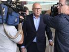 Peter Dutton arrives in Canberra.