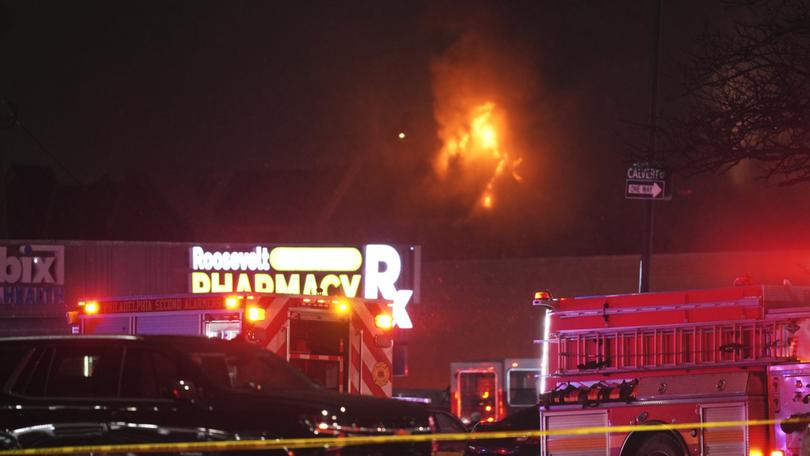 First responders work the scene after what witnesses say was a plane crash in Philadelphia, Friday, Jan. 31, 2025. (AP Photo/Matt Rourke)